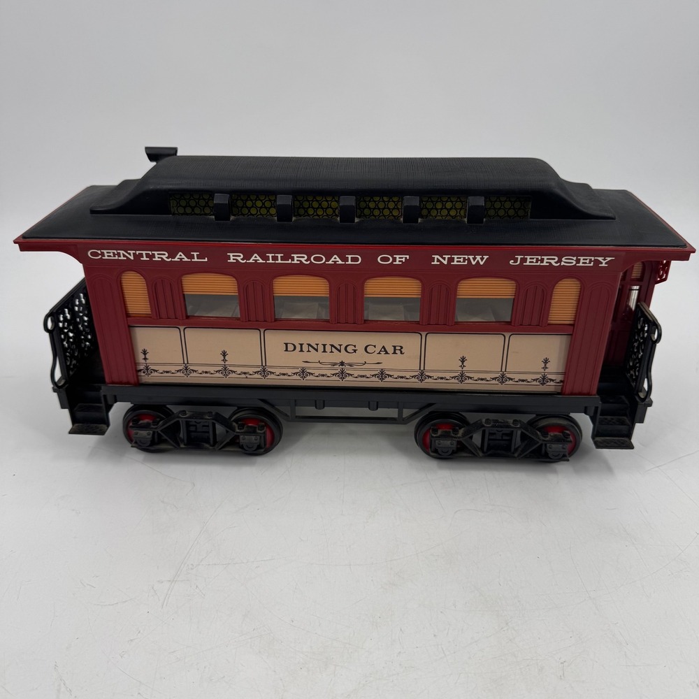 Vintage Beam Kentucky Bourbon Decanter Central Railroad of New Jersey Dining Car